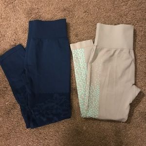 Lot of workout leggings